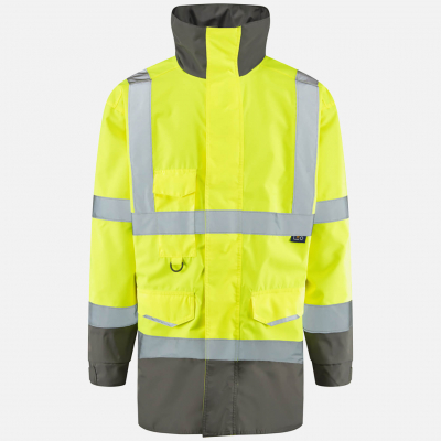 Leo Torridge A06 Hi-Vis Anorak - High-Visibility Yellow - Mens - Sizes S-6XL