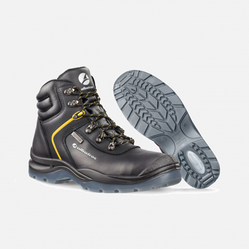ALBATROS GRAVITY CTX MID S3 WR SRC, SIZE 12 (EU 47) Safety Trainer - Black/Yellow - Mens - Sizes 6-13