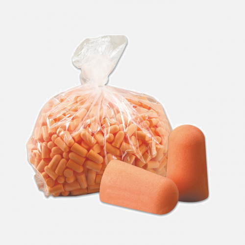 3M 1100R Uncorded Bulk Refill, 35 dB - 500 Pairs Ear Plug Dispenser - Orange