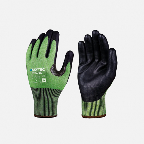 Skytec TRC715 Tricolore Nitrile Foam Cut E Safety Glove