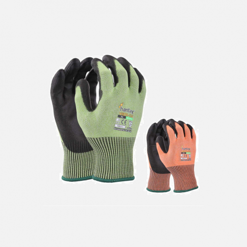 Hantex Vecta Orange Cut C Glove