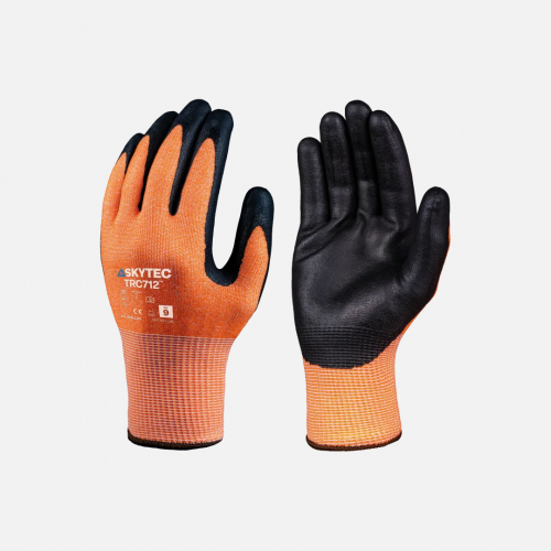 Skytec TRC712 Tricolore Nitrile Foam Cut C Safety Glove