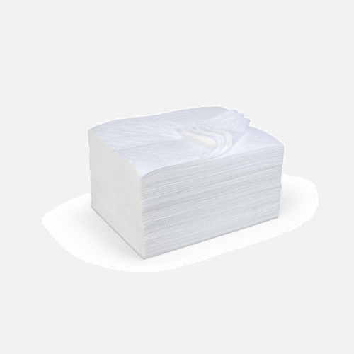Premium Oil Only Absorbent Spill Mats 38cm x 48cm - Pack of 100
