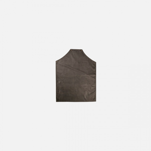 Standard 42x36 Inches Rubber Apron - Black - 42x36