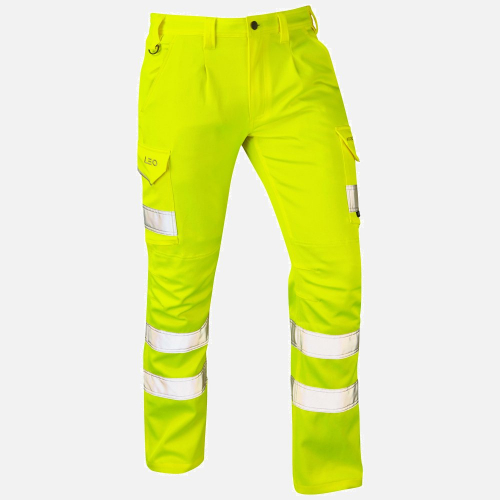 Leo Kingford CT04 Hi-Vis Cargo Trouser - Mens - Sizes 28S-50R