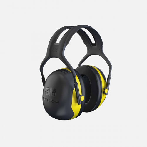 3M PELTOR Earmuffs, 31 dB, Yellow, Headband, X2A Ear Defenders - Black/Yellow - One Size