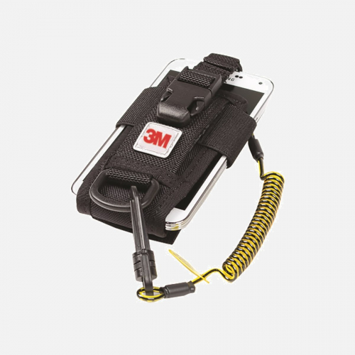 3M Adjustable Radio Holster - Clip2Loop Coil Tether and Micro D-Ring- 1500089 Safety Harness - One Size