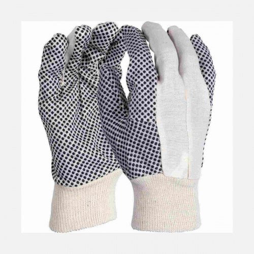 Cdpdm - 8oz Cotton Drill with Dotted Grip Recycled Gloves - Natural (XL)