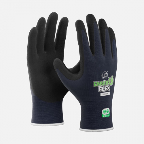 Enviroflex Recycled Impact Resistant Gloves - Blue (S-2XL)