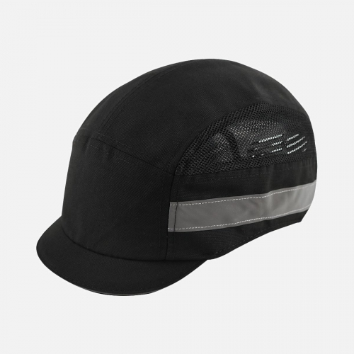 Mavrix-3 - Comfort Bump Cap with Micro-Peak - Black - One Size