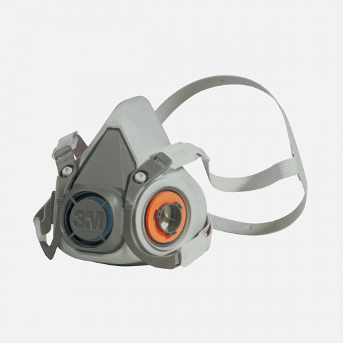 3M 6100 Series (Body Only) Half Mask - Small Size - Grey - Sizes Large-Small