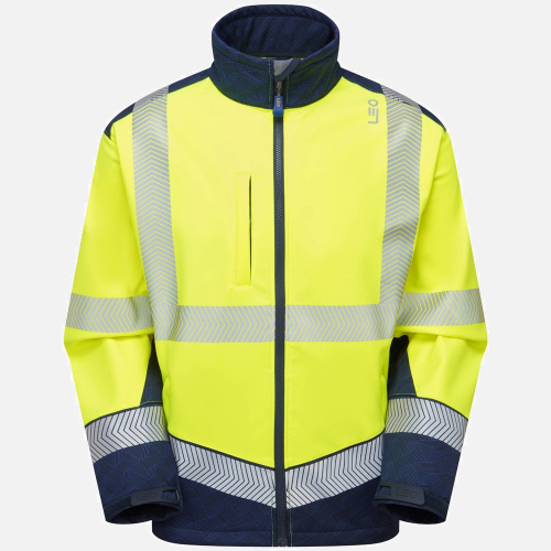 Leo Bowden SJ02 Hi-Vis Softshell Jacket - Mens - Sizes S-6XL
