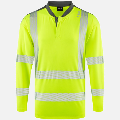 Leo Watermouth T13 Hi-Vis Long Sleeve T-Shirt - Mens - Sizes S-6XL