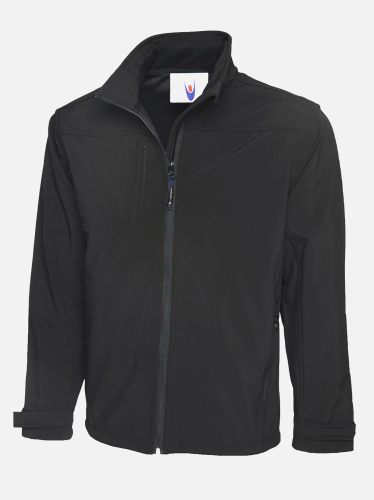 Uneek Deluxe Full Zip Soft Shell Jacket Waterproof Stretch - Unisex - Sizes XS-4XL