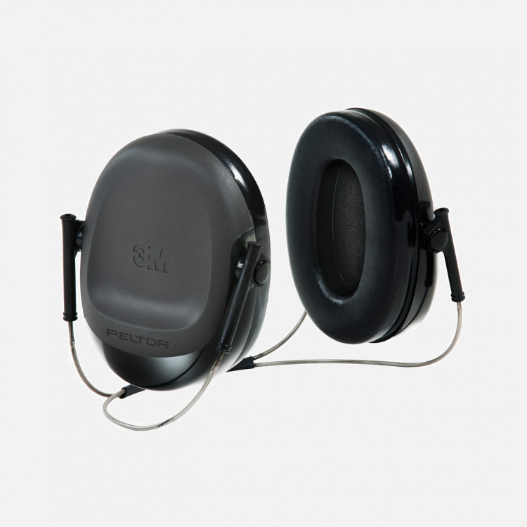 3M PELTOR Welding Earmuffs, H505B, Black, Neckband - One Size