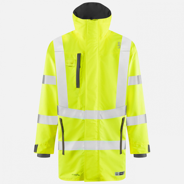 Leo Eastleigh A07 Hi-Vis Anorak - High-Visibility Yellow - Mens - Sizes S-6XL
