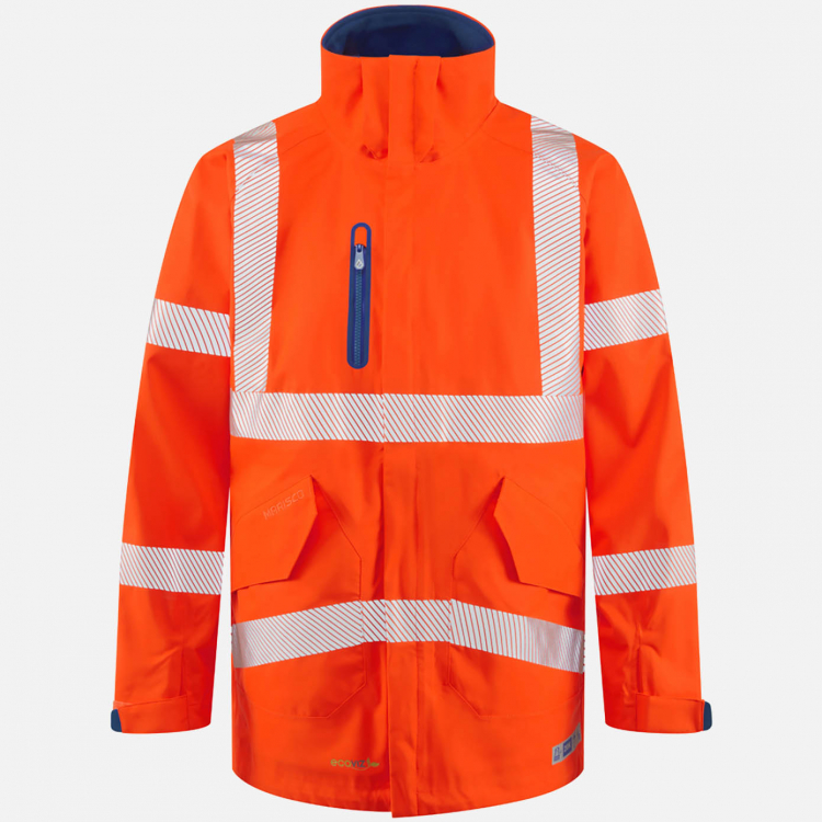 Leo Marisco A20 Hi-Vis Anorak - High-Visibility Orange - Mens - Sizes S-6XL