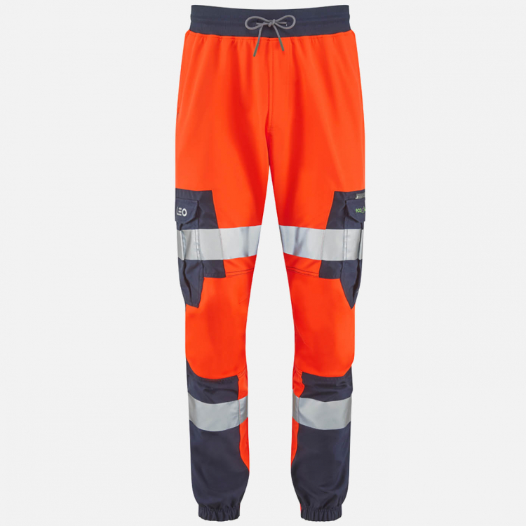 Leo Hawkcombe BT01 Hi-Vis Ballistic Stretch Trouser - Mens - Sizes XS-6XL