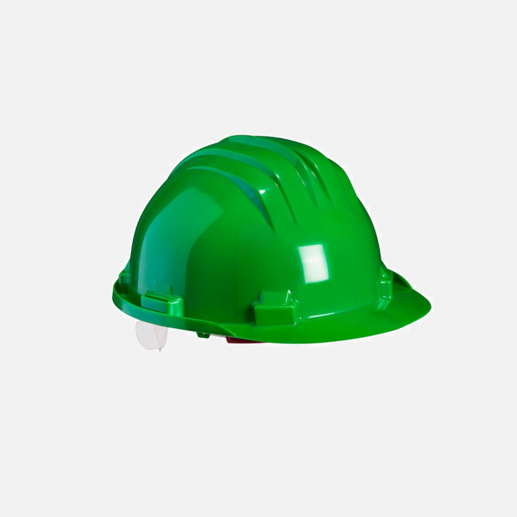 CL5RS - Standard 6 Point Safety Helmet Green - One Size