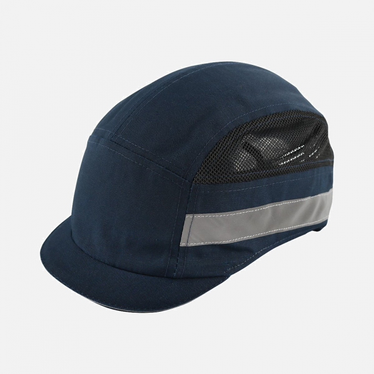 Mavrix-3 - Comfort Bump Cap with Micro-Peak - Navy Blue - One Size