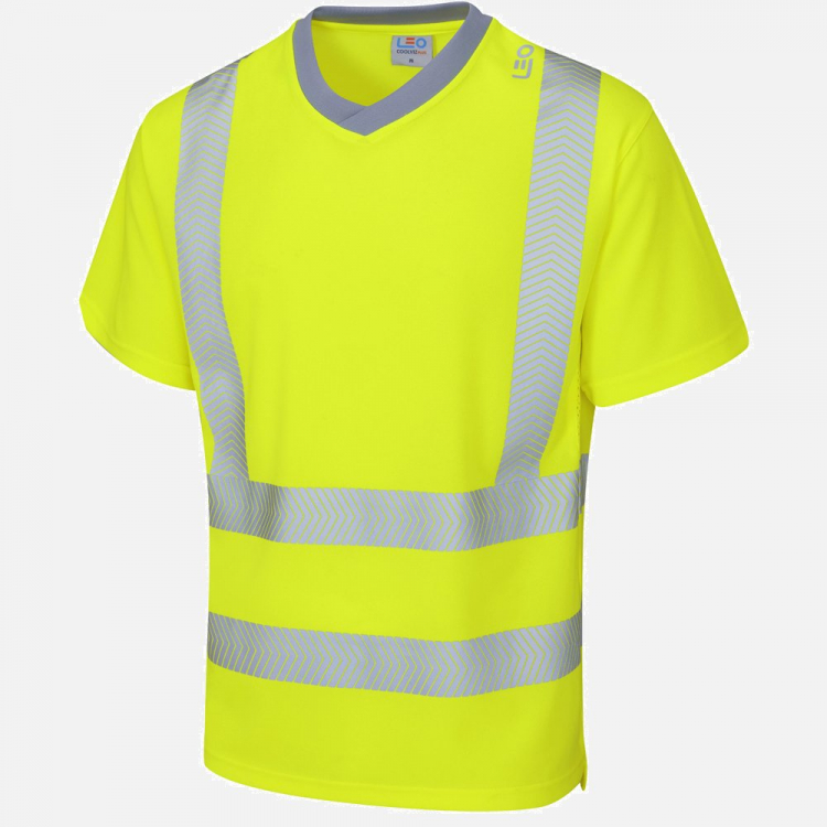 Leo Larkstone T03 Hi-Vis T-Shirt - Mens - Sizes S-6XL