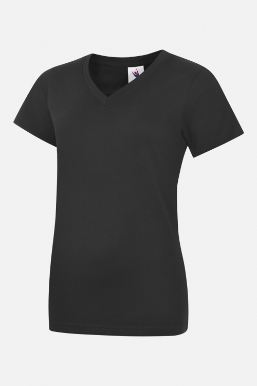 Uneek Ladies Classic V-Neck T-Shirt - Ladies - Sizes XS-2XL