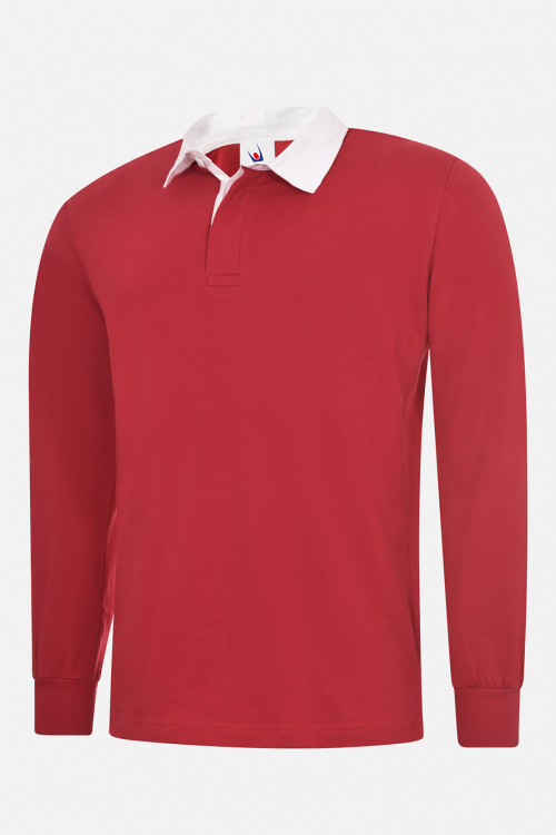 Uneek Classic Rugby Shirt - Unisex - Sizes XS-3XL