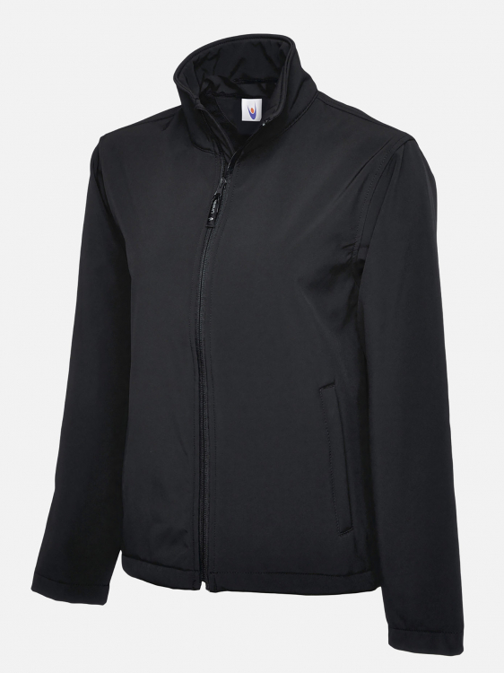 Uneek Classic Full Zip Soft Shell Jacket Waterproof Stretch - Unisex - Sizes XS-6XL
